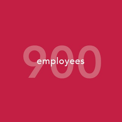 900 Employees