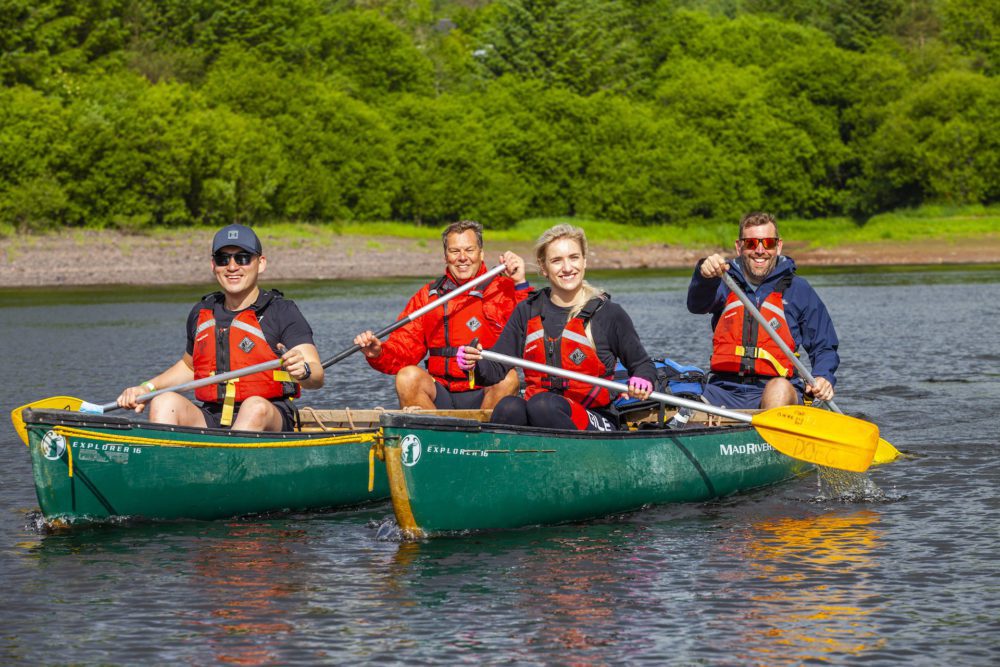 Charity Challenge 2022 canoeing