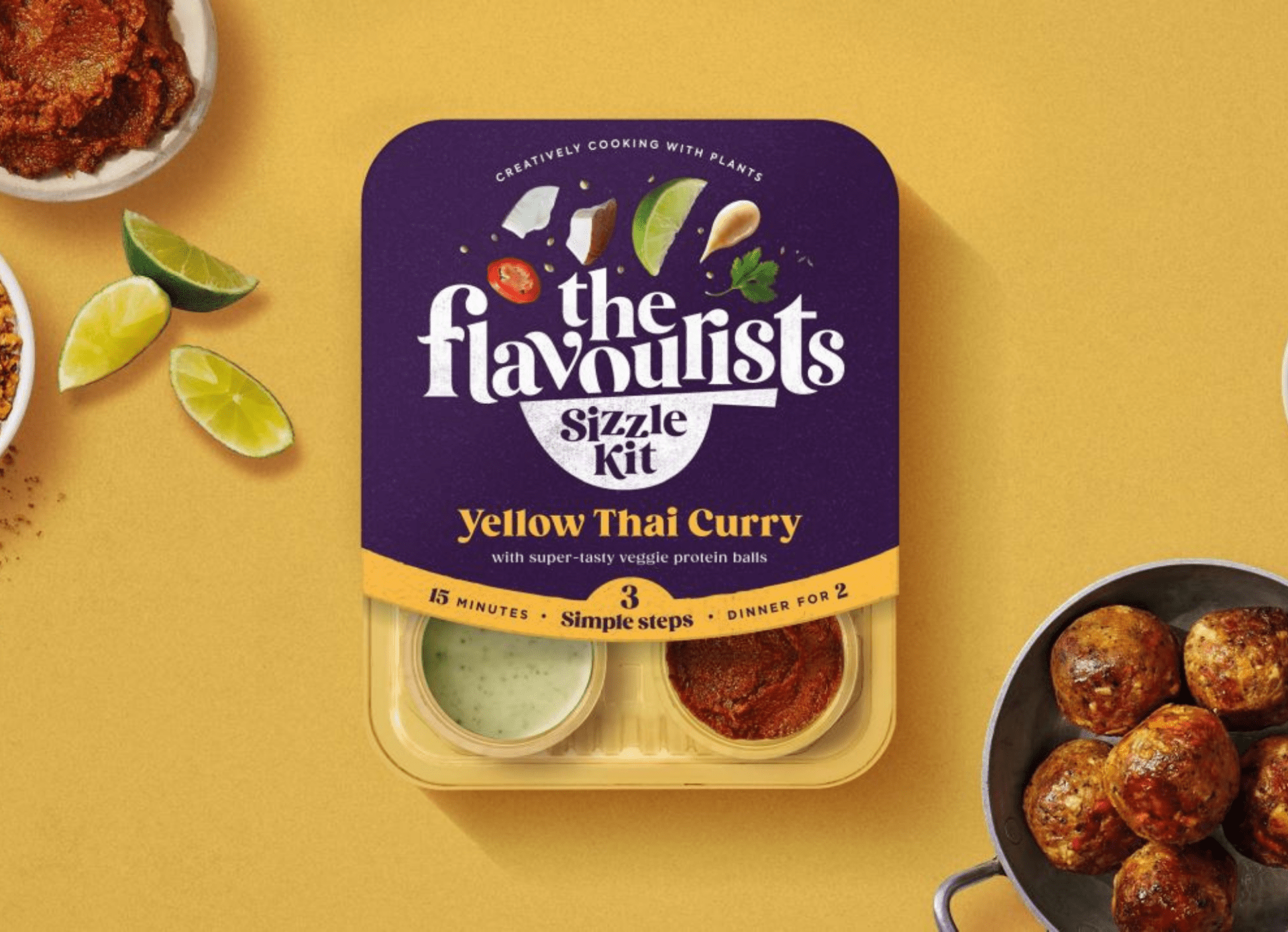 The Flavourists Sizzle Kit Yellow Thai Curry